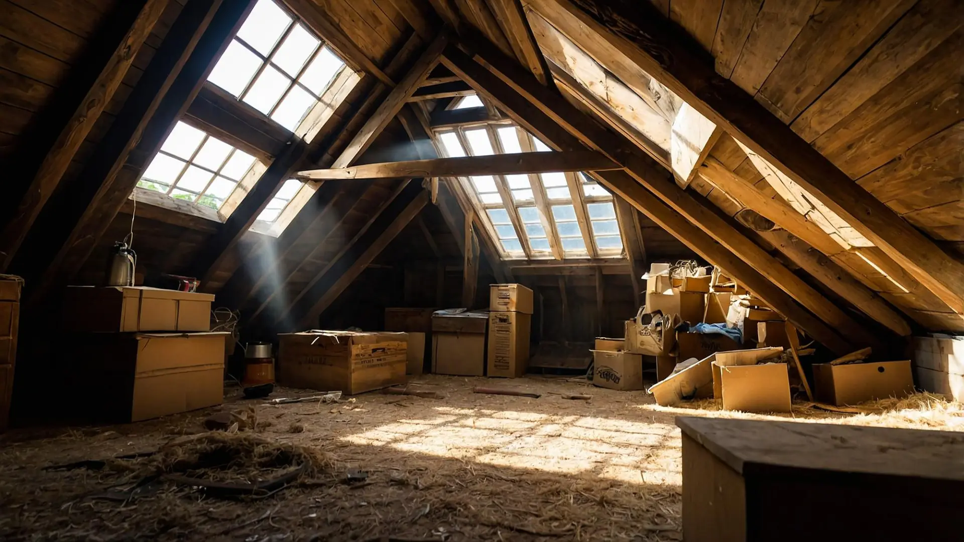 Attic Storage - Mapping Out the Area